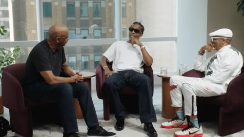 Denzel Washington, A$AP Rocky and Lee Spike at GQ interview