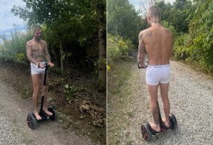 Justin in Calvin Klein briefs