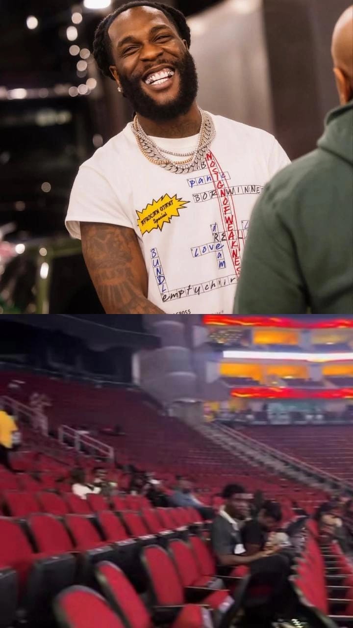 Burna Boy's Houston Concert Sparks Reactions After Low Turnout Reports