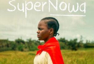 SuperNowa movie poster showing Darasimi Nadi in red cape, directed by Sonia Irabor, streaming January 9 on Prime Video