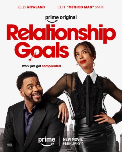 Poster for Relationship Goals, Prime Video romantic comedy starring Kelly Rowland and Method Man