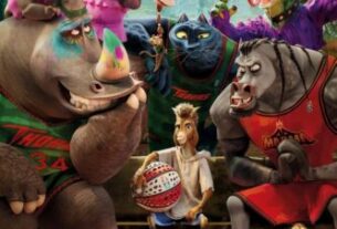 Goat 2026 animated film poster with main cast